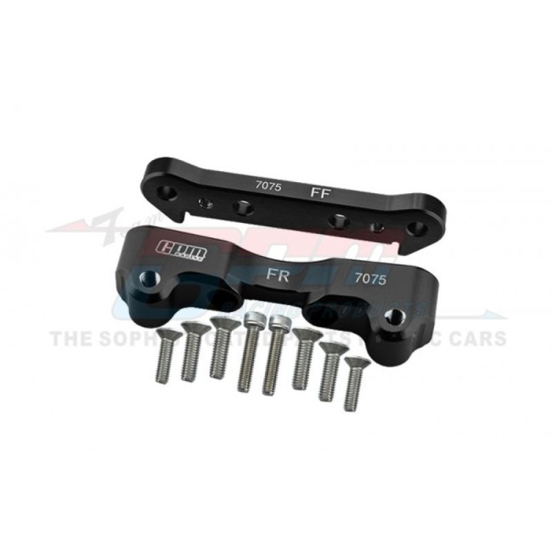 GPM Aluminium Querlenkerbefestigung unten vorne schwarz ARRMA Kraton, Outcast 8s MAKX008ABK