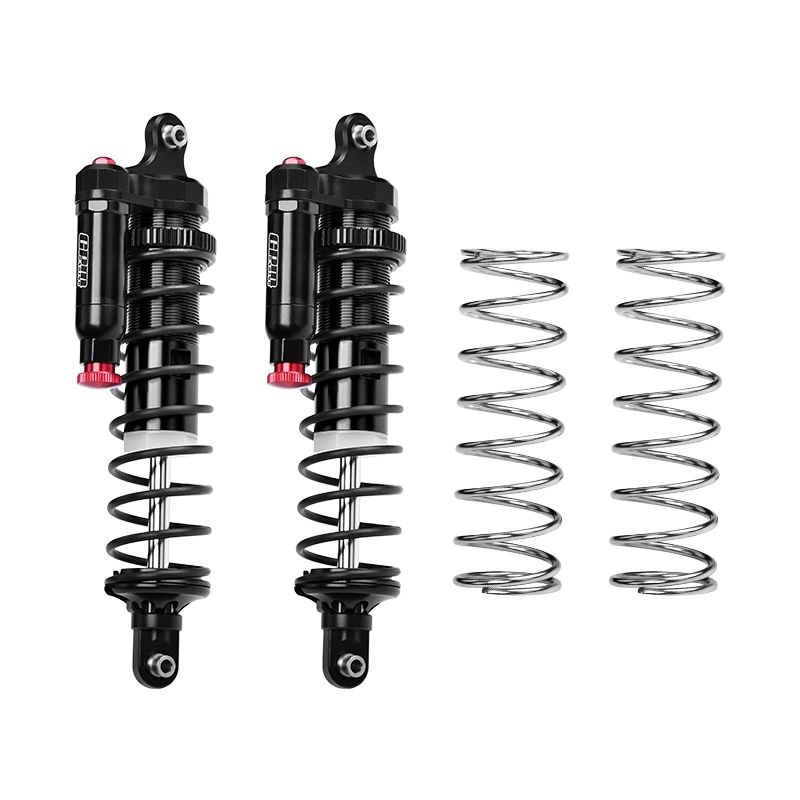 GPM Alu Dämpfer v/h L-SHAPE PIGGY BACK schwarz/schwarz TRX XRT XRT172F/R/LABK
