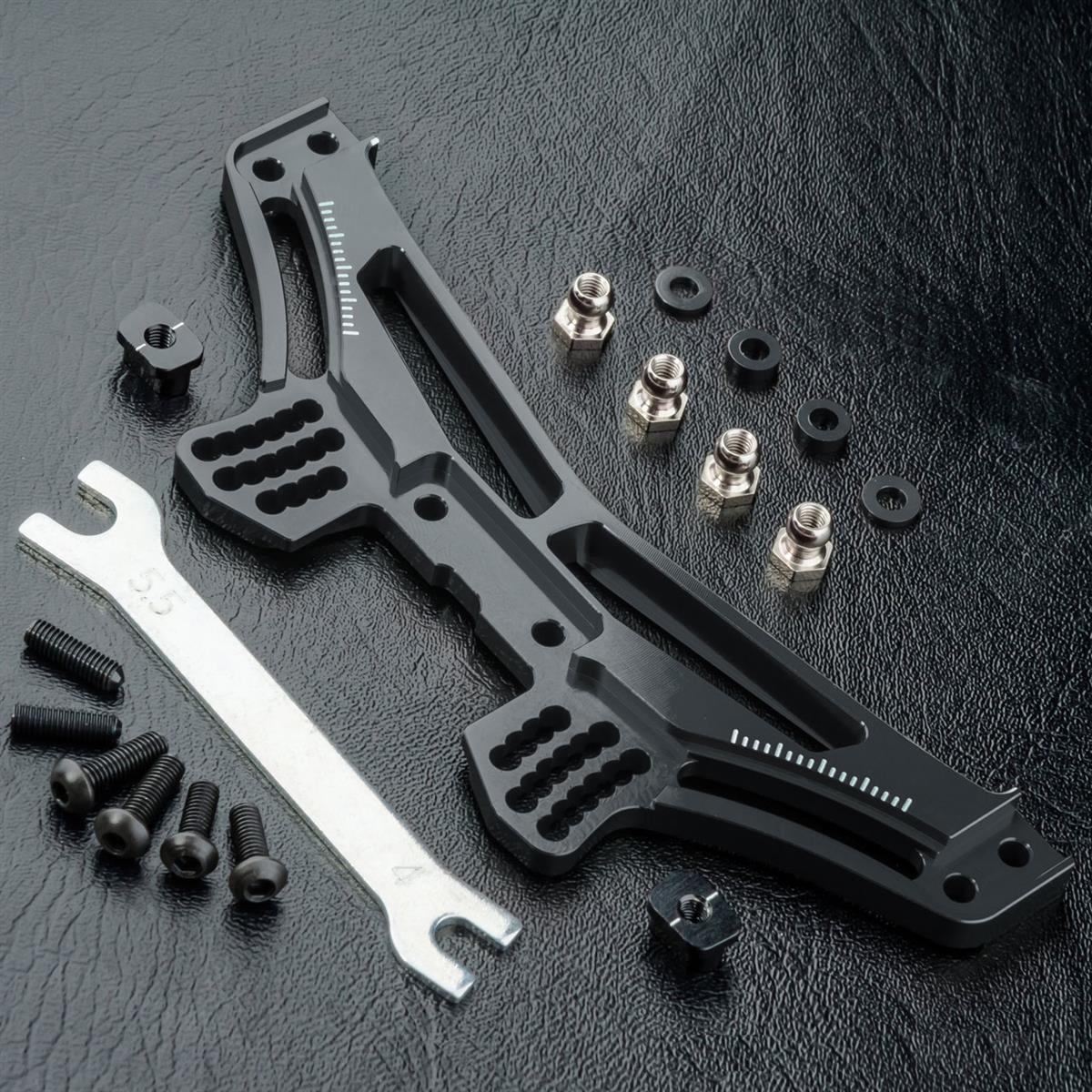 210578BK RMX 2.0 Alum. rear damper stay (black)