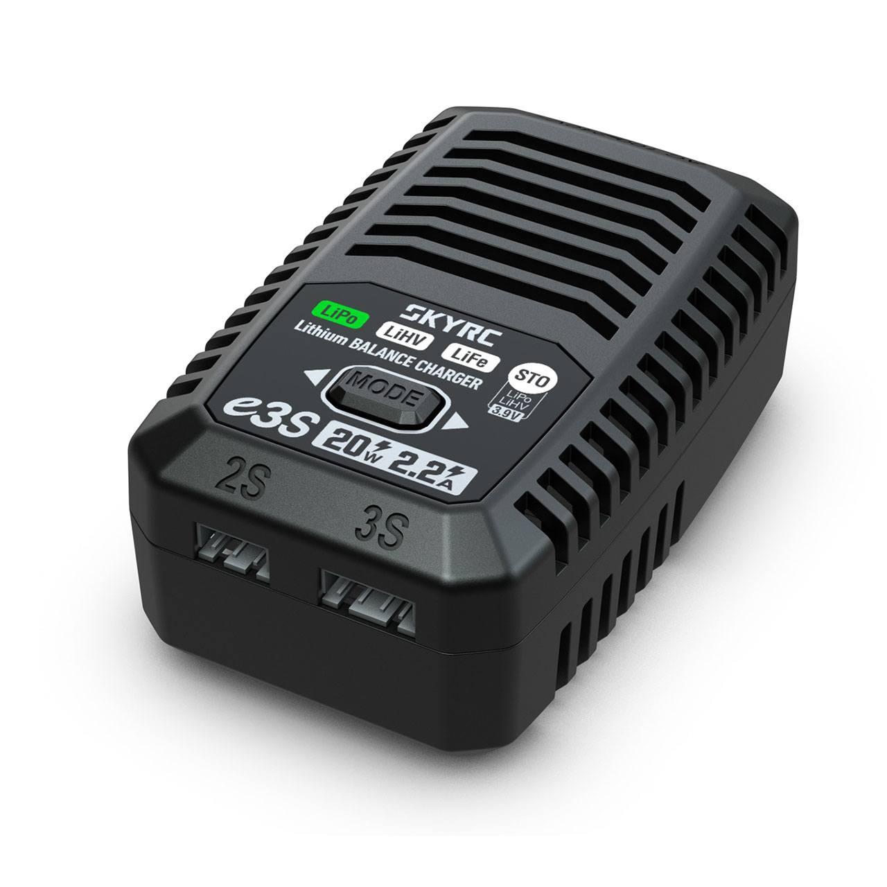 SkyRC e3s AC Ladegerät LiPo 2-3s 2,2A 20W SK-100219-01