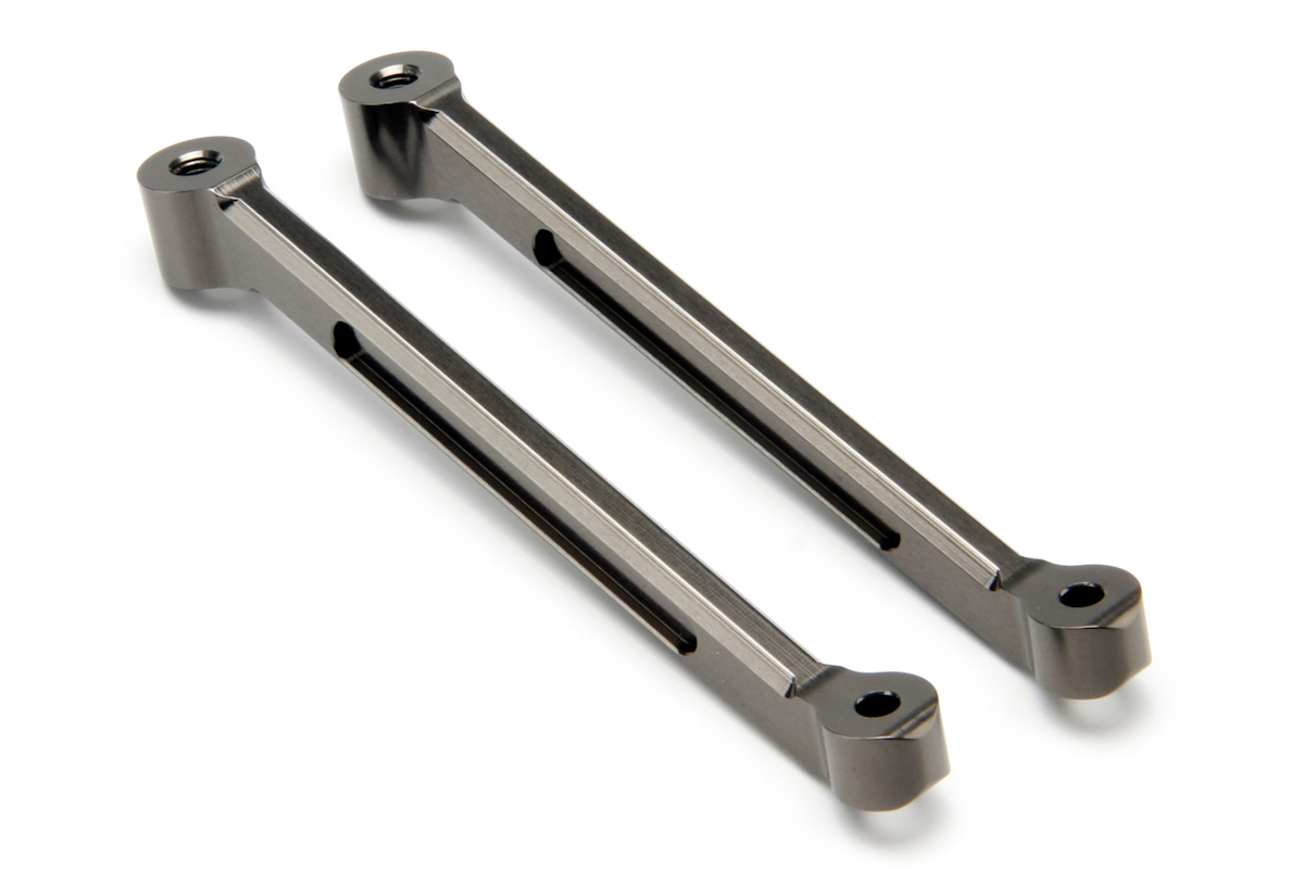 HPI HD Aluminium Stoßdämpferstrebe hinten (7075/Gunmetal) 118381