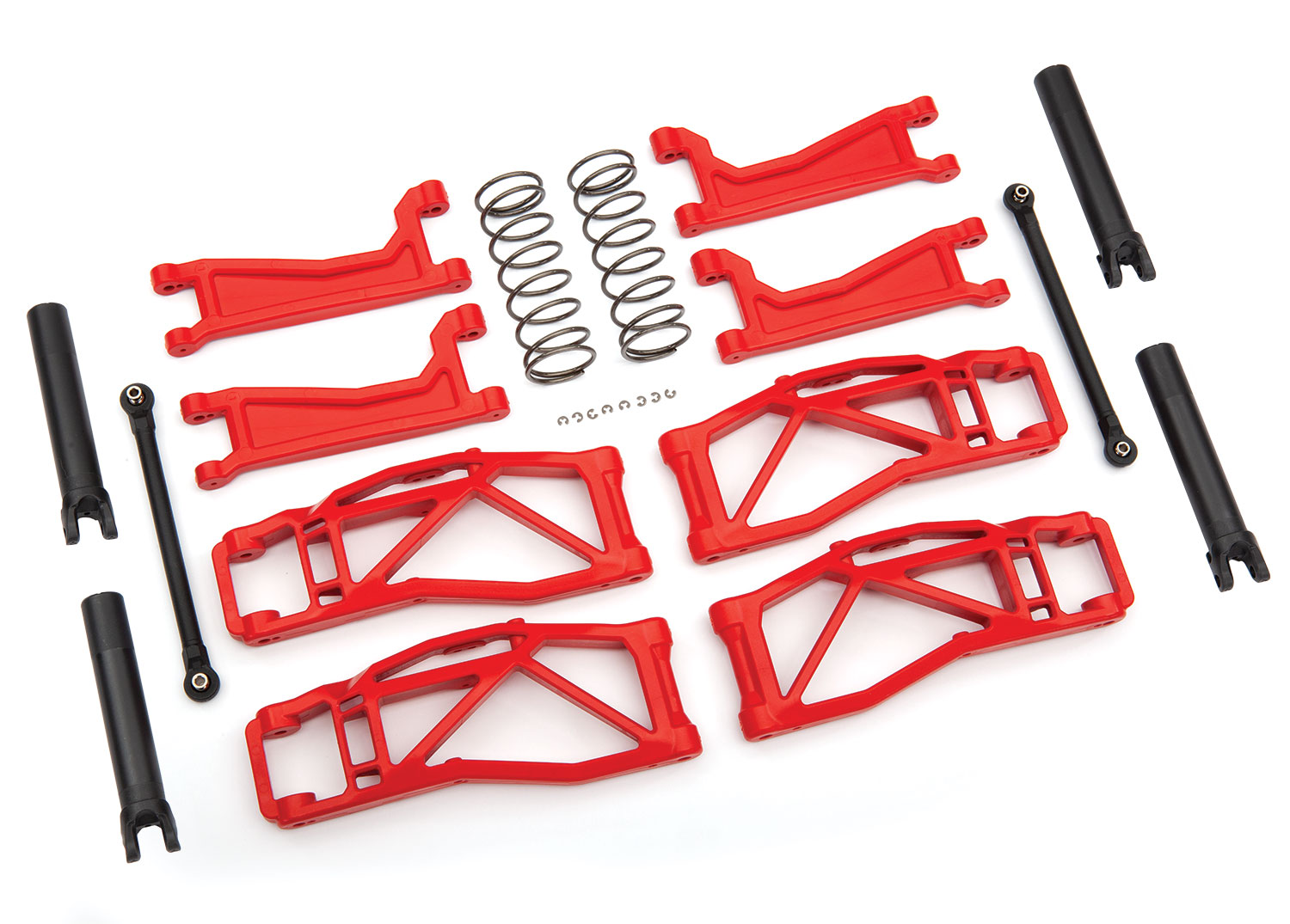 Traxxas Querlenker-Set WideMaxx rot Querlenker, Spurstangen +Feder h 8995R - Abbildung 1