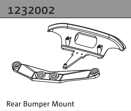 Absima Stoßfänger hinten 1232002