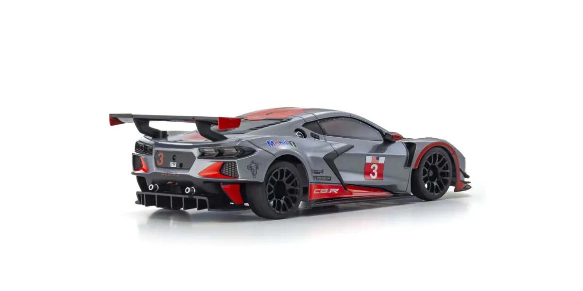 Kyosho Mini-Z MR04 RWD Corvette C8-R Gun Metal / Red (W-MM/KT531P) 32356GMR - Abbildung 2