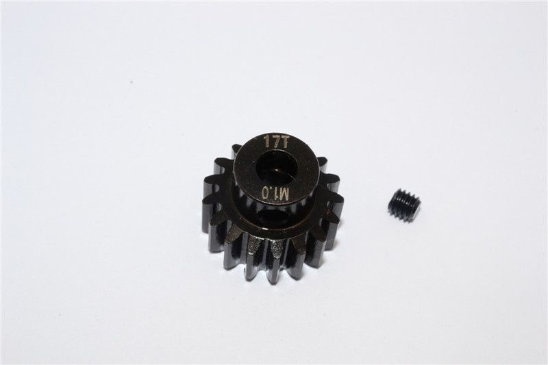 GPM Stahl Motorritzel 17T schwarz Traxxas X-MAXX