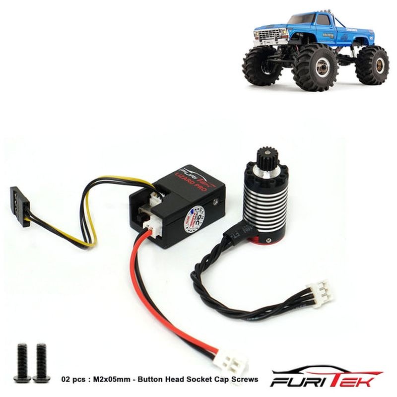 FURITEK MONSTER BRUSHLESS POWER SYSTEM FOR FCX24 SMASHER Brushless System for Fcx24 FUR-2346