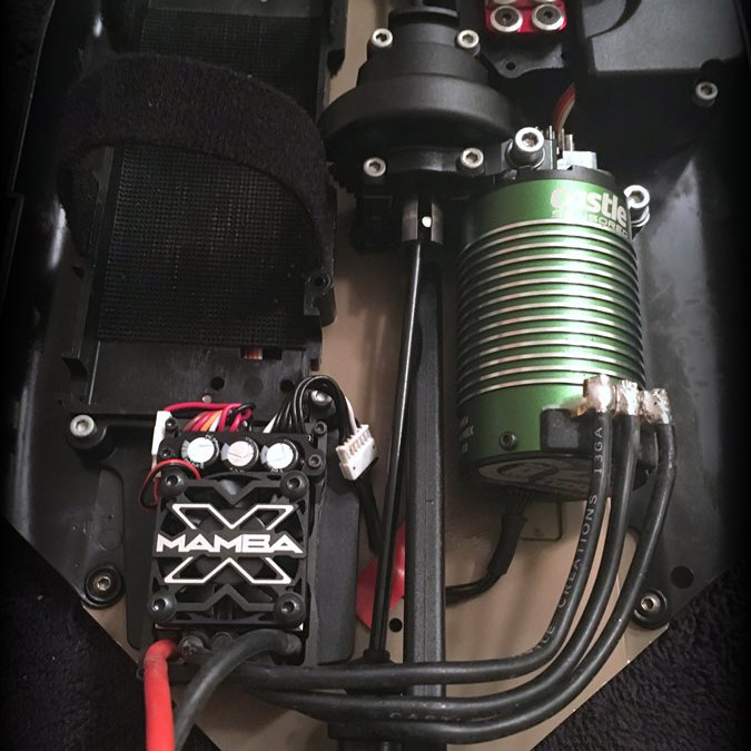 Castle MAMBA X Sensor ESC mit 1512-1800KV Combo E-Buggy 010-0155-06