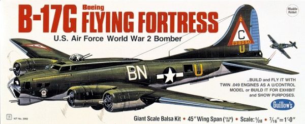 Guillow B-17G Flying Fortress Balsabausatz 2002