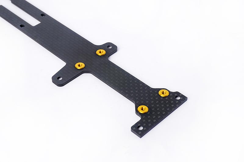 Koswork Radioplatte & Regler Halterung Carbone 2.0mm - Optima Mid KOS04321 - Abbildung 2