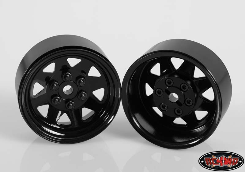 RC4WD 6 Lug Wagon 1.9 Steel Stamped Beadlock Wheels (Black) (4) Z-W0130