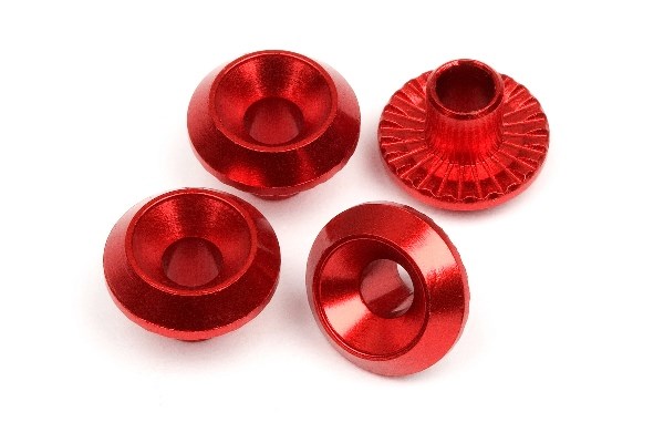 HPI Felgenscheibe (Rot/4St/Cup Racer) 86988