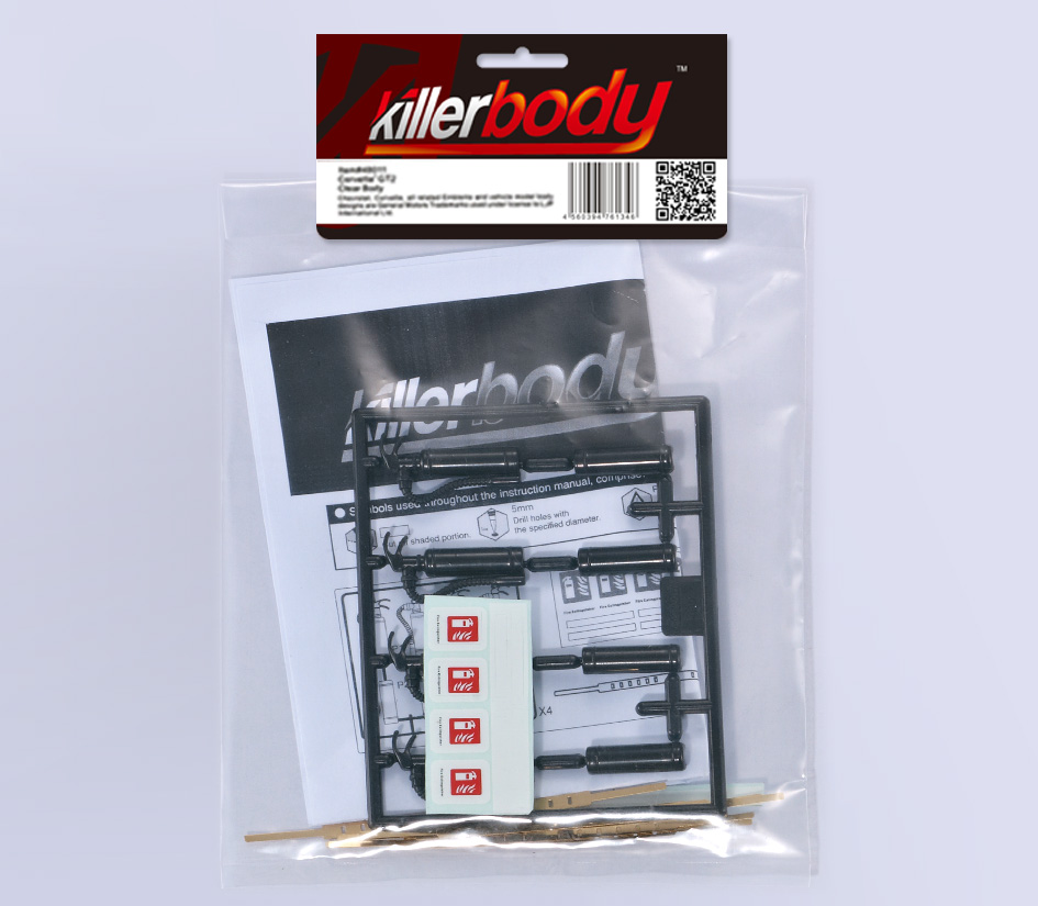 Killerbody KB48052 1:10 Feuerlöscher Set (4 St.)
