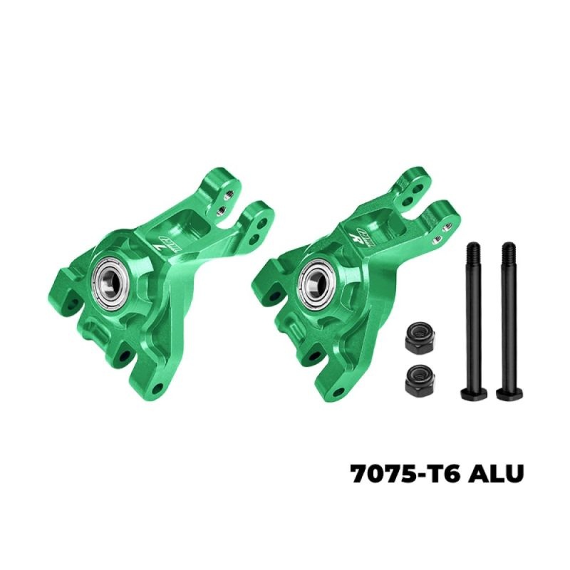 GPM Alu Radträger hinten für große Lager grün Traxxas Jato, Rustler, Slash&Modified, Stampe TJ022G