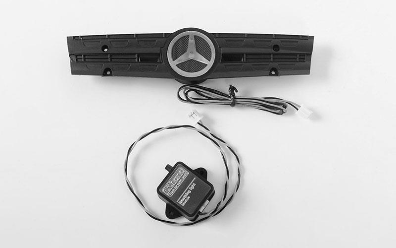 RC4WD Ambient Light Grill Logo W/Strobe Effect Unit für Mercedes-Benz Arocs 3348 6x4 Tipper Truck (A) (VVV-C0533)