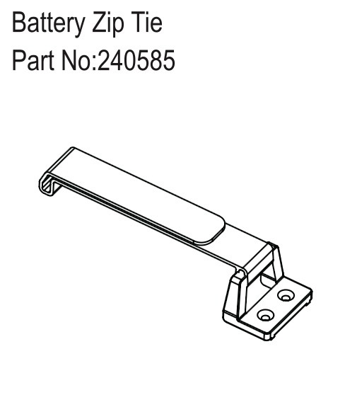 Hobby Plus Battery Zip Tie 240585