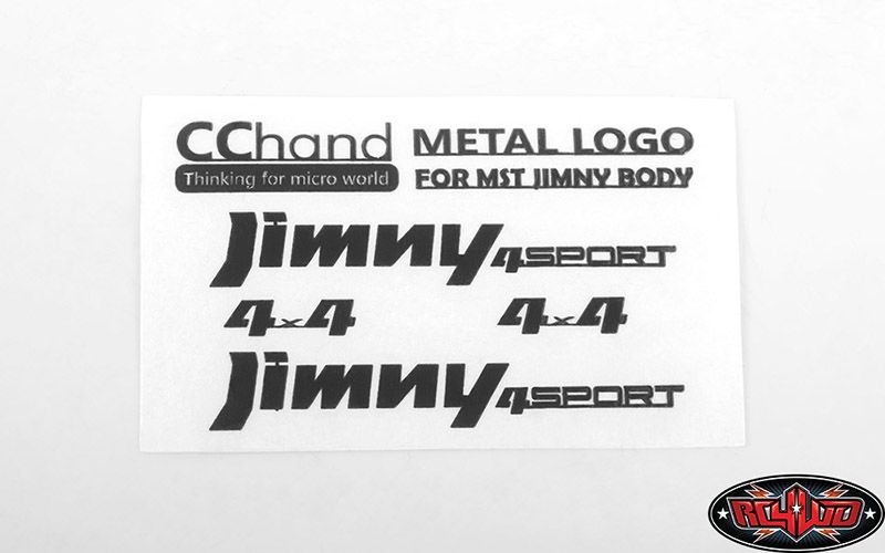 RC4WD Metal Emblems MST 1/10 CMX w/ Jimny J3 Body (Black) VVV-C0657