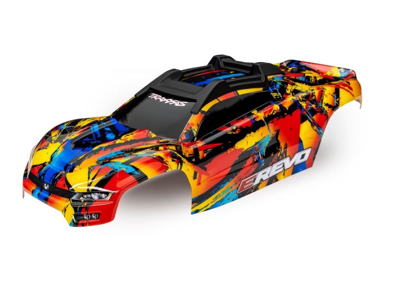 Traxxas Karo E-Revo Solar-Flare mit Aufkleber 8612 - Abbildung 1
