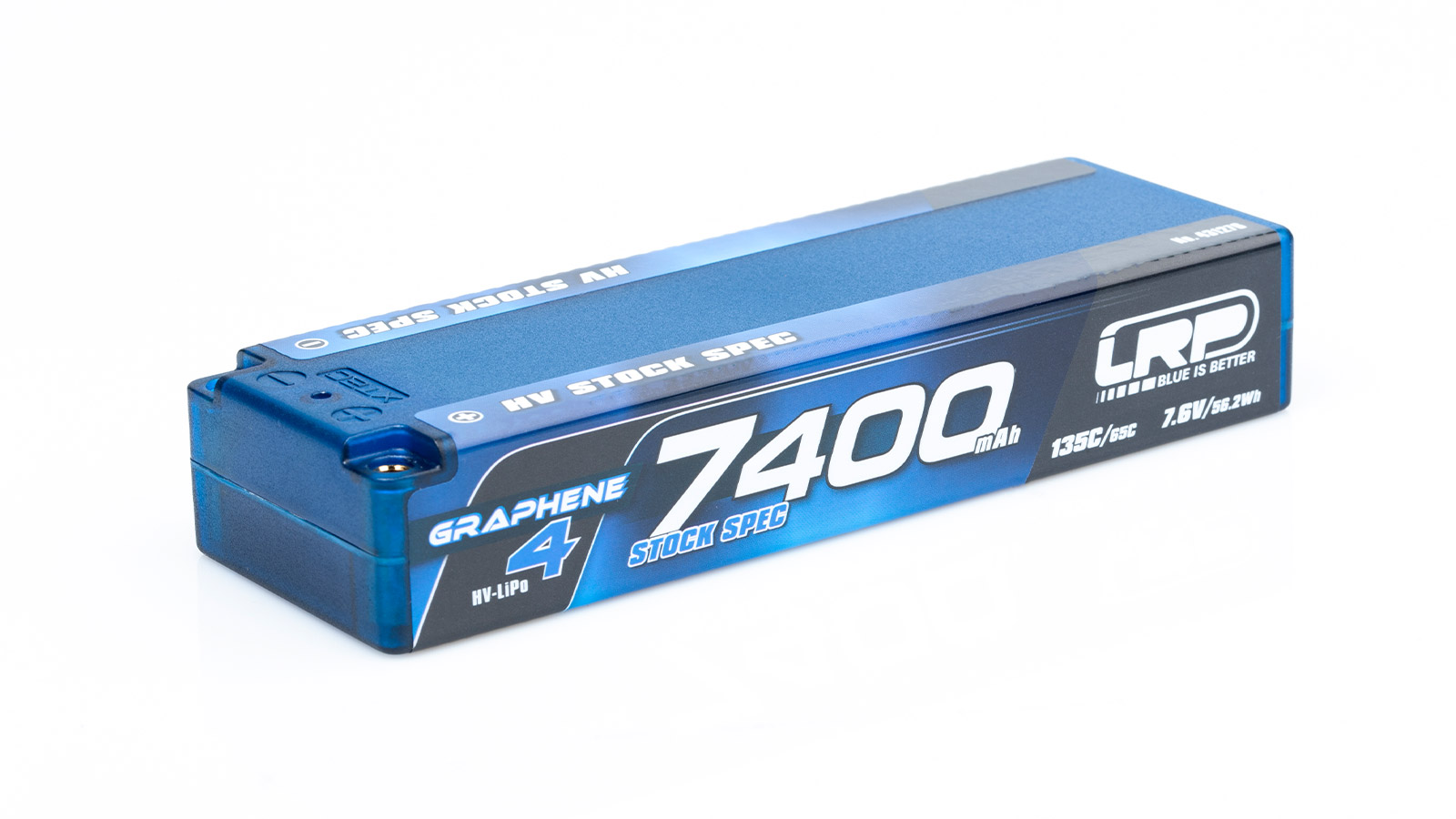 LRP HV Stock Spec GRAPHENE-4 7400mAh Hardcase Akku 7.6V LiPo 135C / 65C