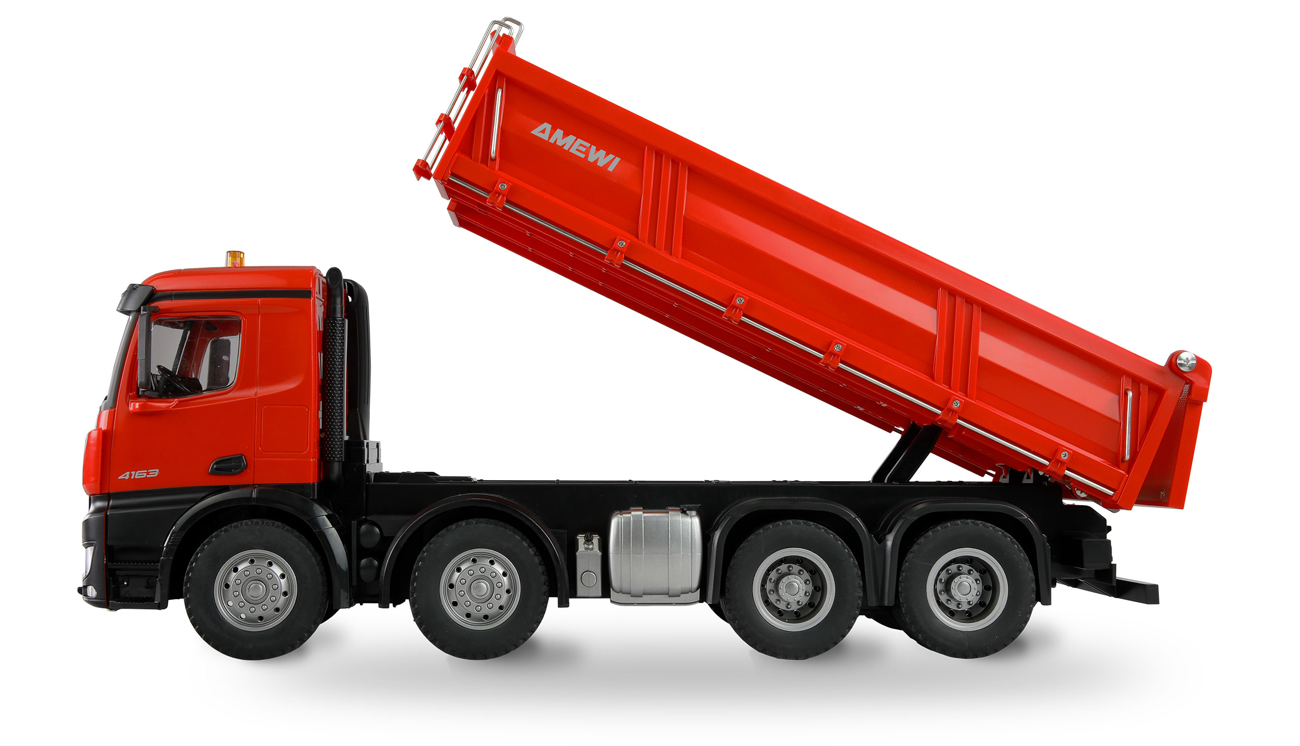 Amewi Mercedes-Benz Arocs Muldenkipper 8x4/4 4WD 1:18 RTR rot 22693