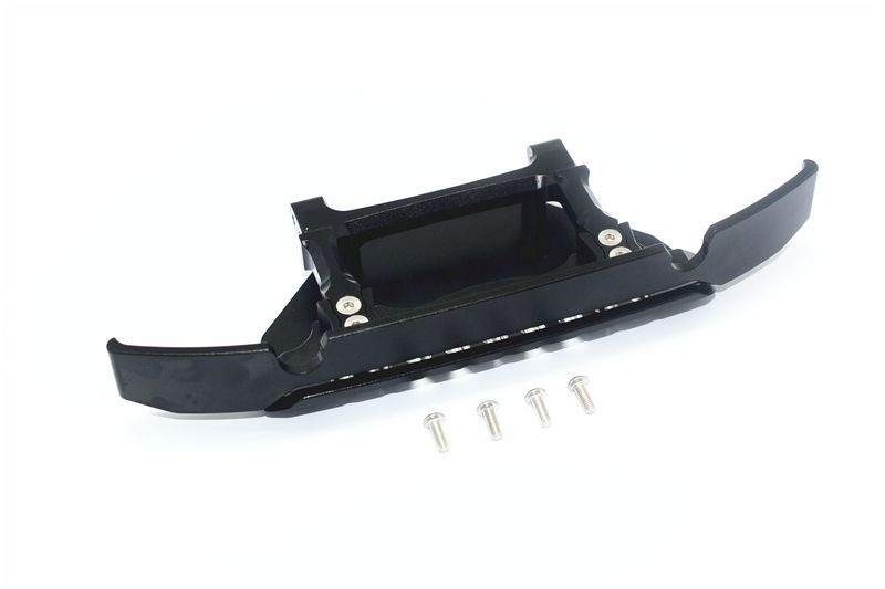 GPM Alu Bumper vorn mit Unterschutzplatte schwarz Traxxas Traxxas4 G500 & Traxxas6