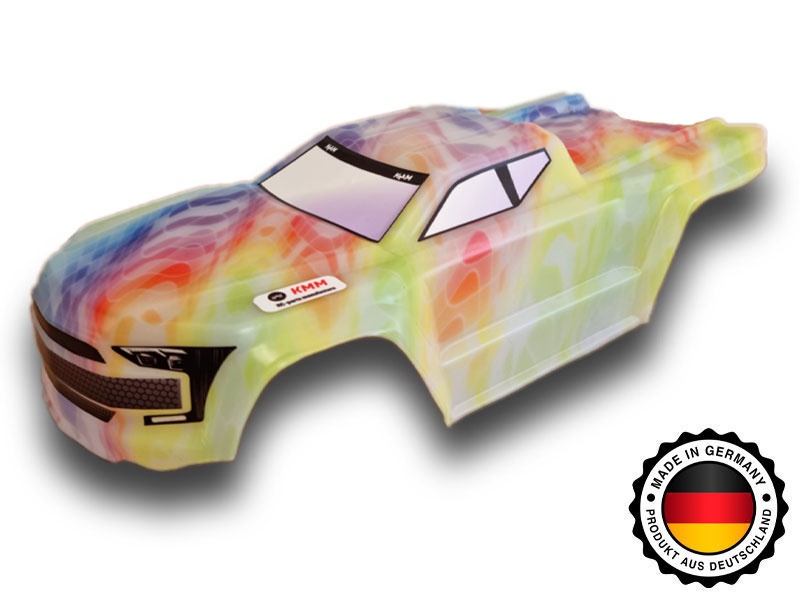 KMM Karo unbreakable +Dekor Neon-Designprint für ARRMA Kraton 4S