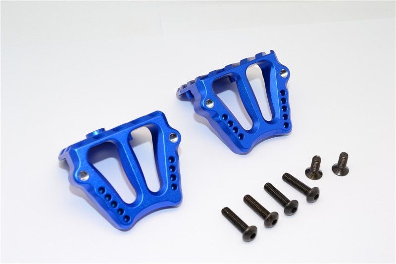 GPM Alu Motorkühlkörperbefestigung blau Traxxas X-MAXX