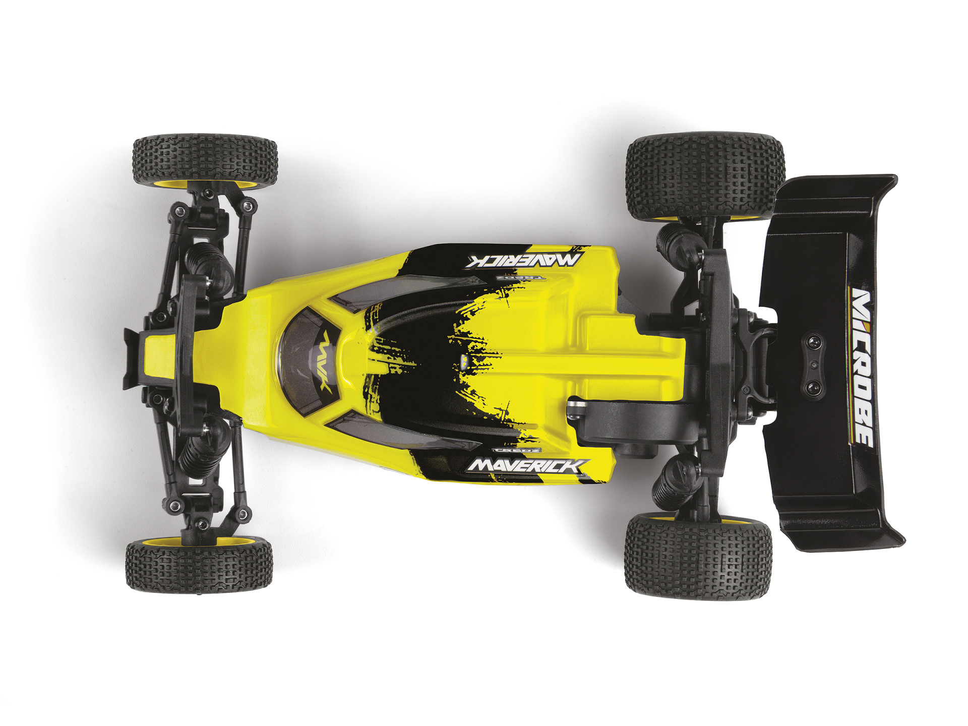 Maverick Microbe Flux 1/24 4WD Mini Buggy Gelb Brushless 150871 - Abbildung 3