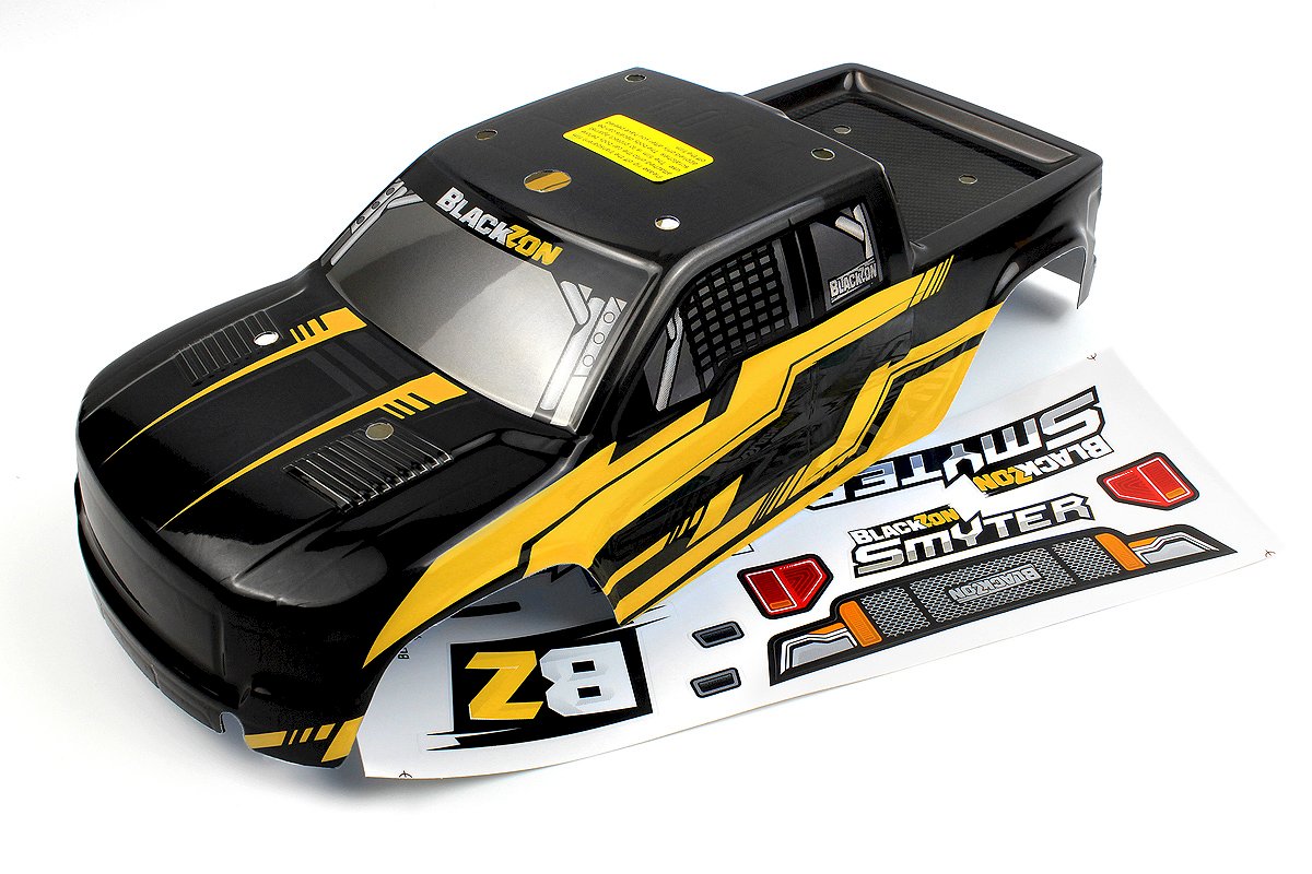 BLACKZON Smyter MT Turbo Karosserie (Schwarz/Gelb) 540262
