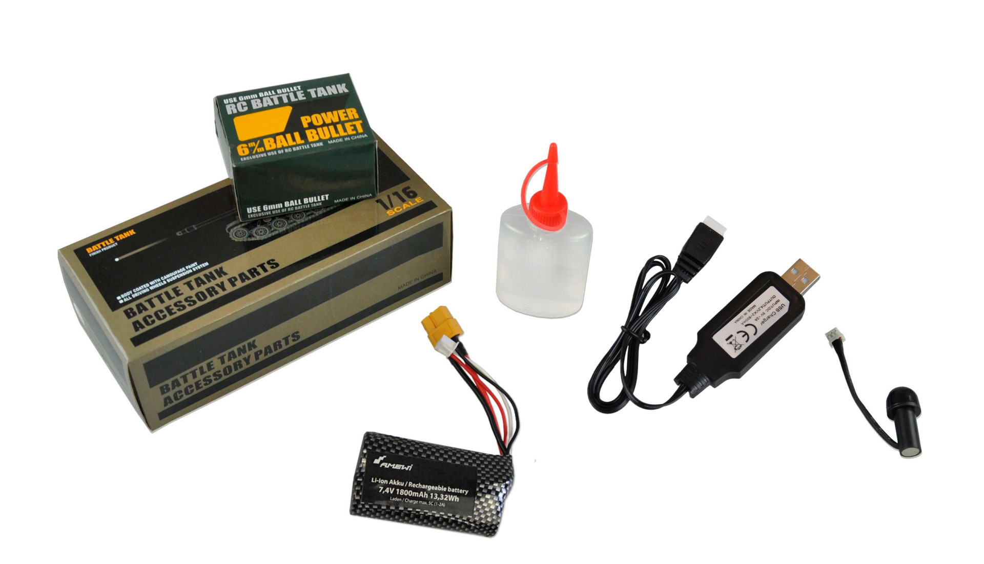 Amewi T-72 1:16 Advanced Line IR/BB Panzermodell mit Sound 23120 - Abbildung 6