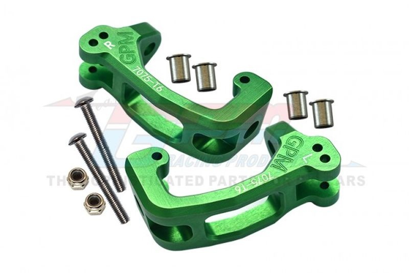 GPM Alu 7075-T6 C-Hubs vorne grün Traxxas Sledge