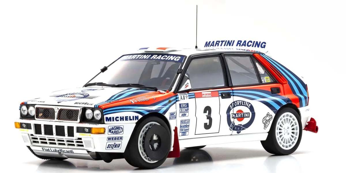 Kyosho 1:18 Lancia Delta HF Integrale Evoluzione Martini 1992 Nr.3 08348H - Abbildung 1