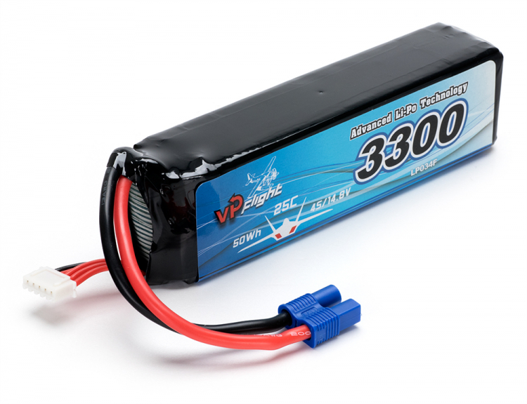 Vapex LiPo Akku 4S 14,8V 3300mAh 25C EC3-Stecker LP034EC3