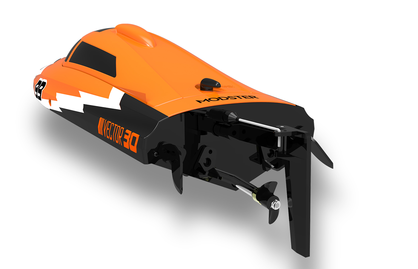 Modster Vector SR30 Rennboot Elektro Brushed 2S RTR orange MD10015