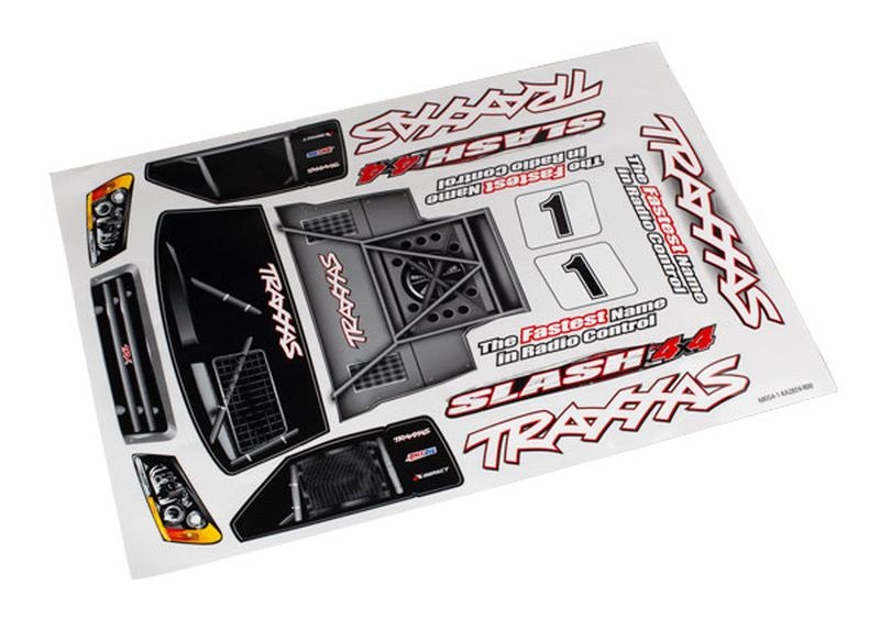 Traxxas 6813R Decal Sheet Slash 4X4 - Abbildung 1