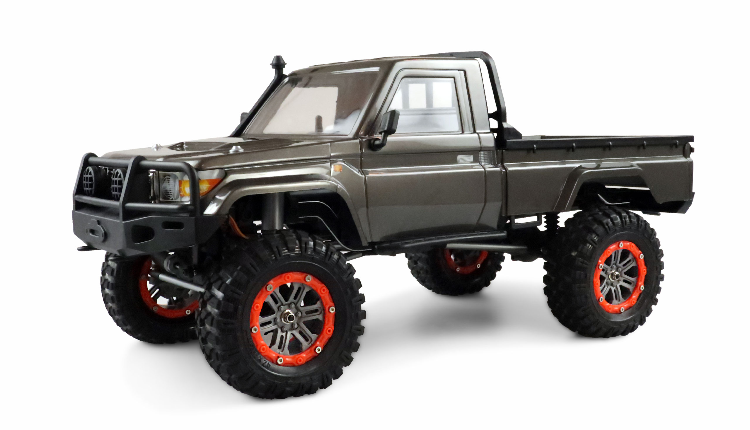 Amewi AMXRock RCX10B Scale Crawler Pick-Up 1:10, RTR grau 22433