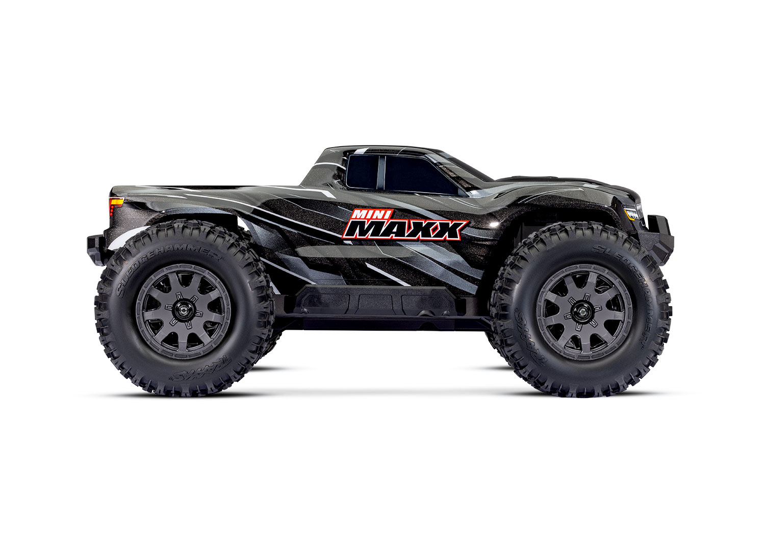 Traxxas MINI-MAXX 4WD BL-2S Brushless Schwarz, HD-Teile, mit Akku/Lader 107154-1 - Abbildung 3