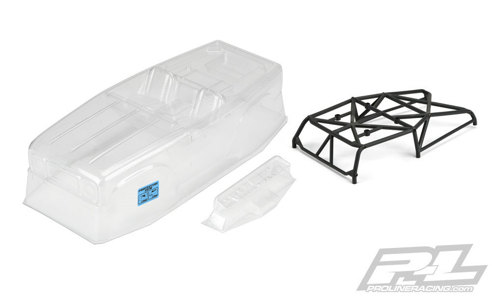 ProLine Ambush Clear Body with Ridge-Line Trail Cage for PRO-MT 4x4 & Stampede 4x4 3504-00