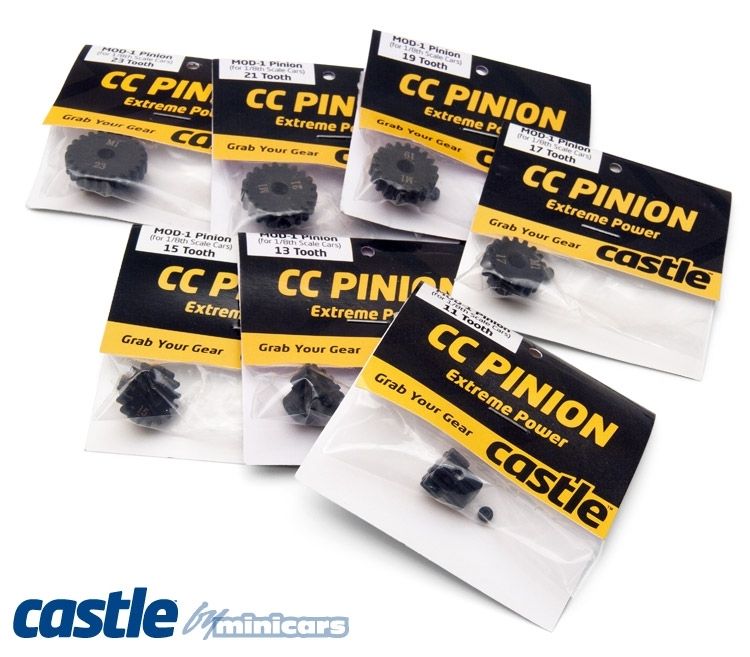 Castle Ritzel Stahl Modul 1 - 5mm Ritzelset (7) 010-0065-14