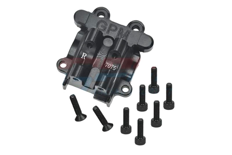 GPM Differentialabdeckung 7075-T6 Aluminium hinten schwarz für ARRMA 1/18 Granite 4WD MGG013BK