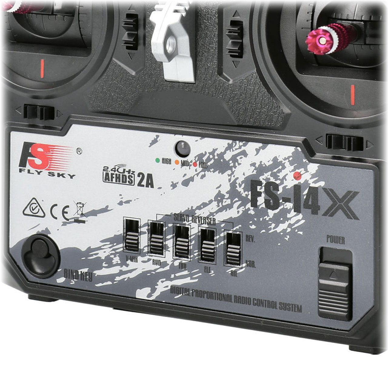 Flysky i4X Sender mit 4 Kanal Empfänger FS057 - Abbildung 4