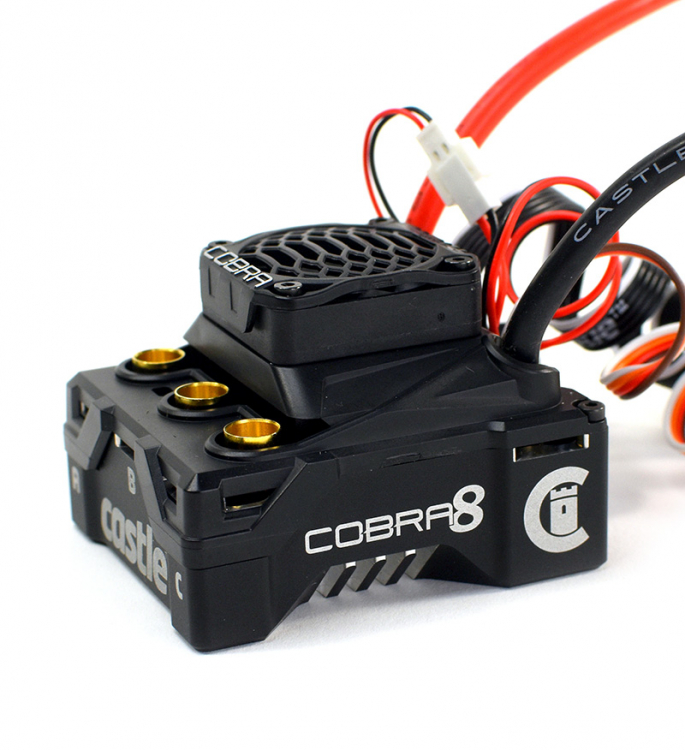 Castle Cobra 8 2-6S ESC WP 1/8 Car 010-0172-00