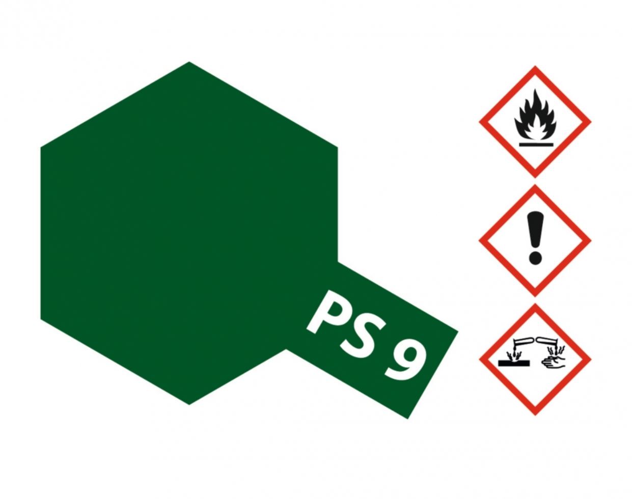 Tamiya Color Lexan Spray Farbe PS-9 Grün PS9 Green 100ml 300086009