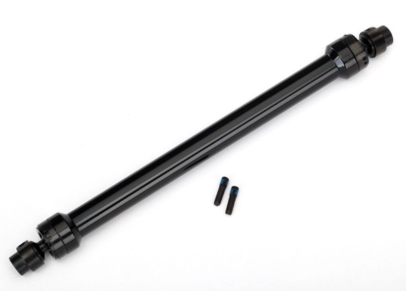 Traxxas Antriebswelle Center hi, 6061-T6 Alu schwarz montiert + KT 8555