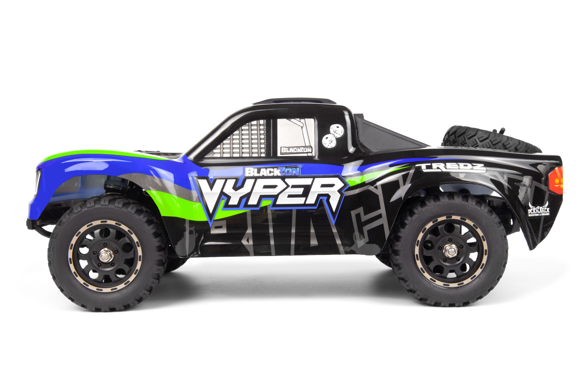 BLACKZON Viper SC 1/16 4WD Short Course Truck Blau/Grün 540274 - Abbildung 2