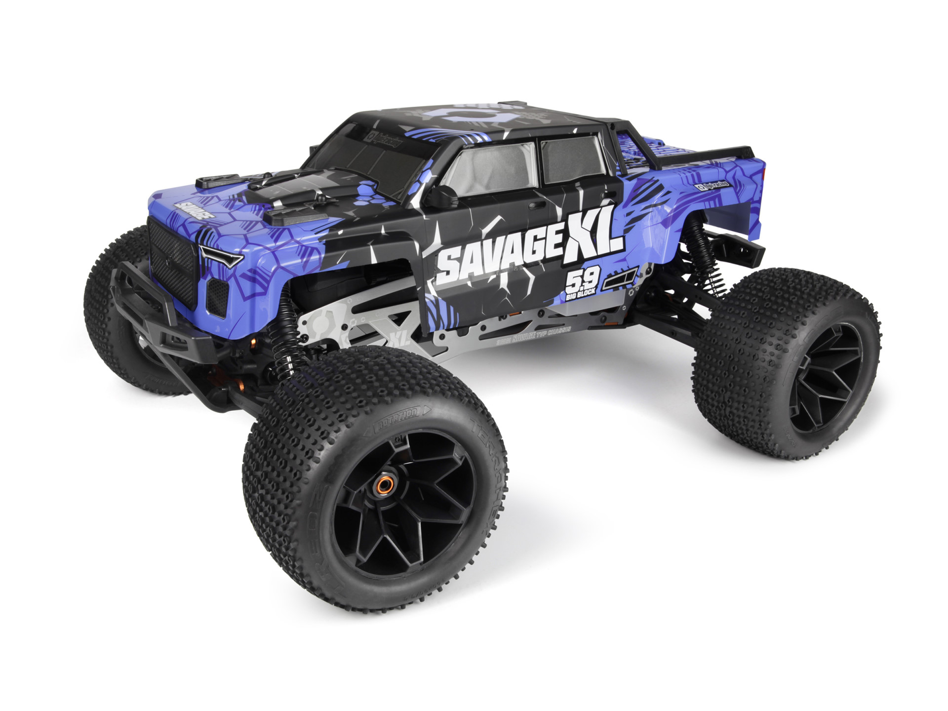 HPI Racing Savage XL 5.9 GTXL-6 Blau Nitro Monstertruck 160586 - Abbildung 2