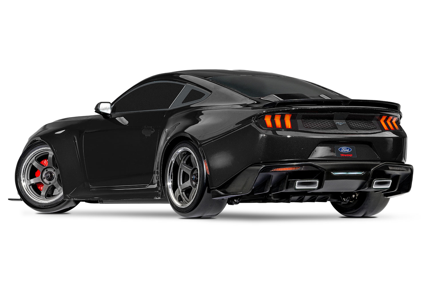 Traxxas 4-TEC Ford Mustang schwarz 1/10 Drift RTR Brushed ohne Akku und Ladegerät 105237-4-BLK - Abbildung 2