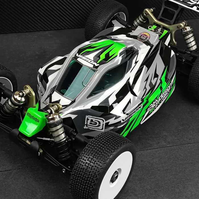 Bittydesign Body VISION 1/8 Buggy Kyosho MP10e Clear Pre-cut BDVIS-KYOMP10E