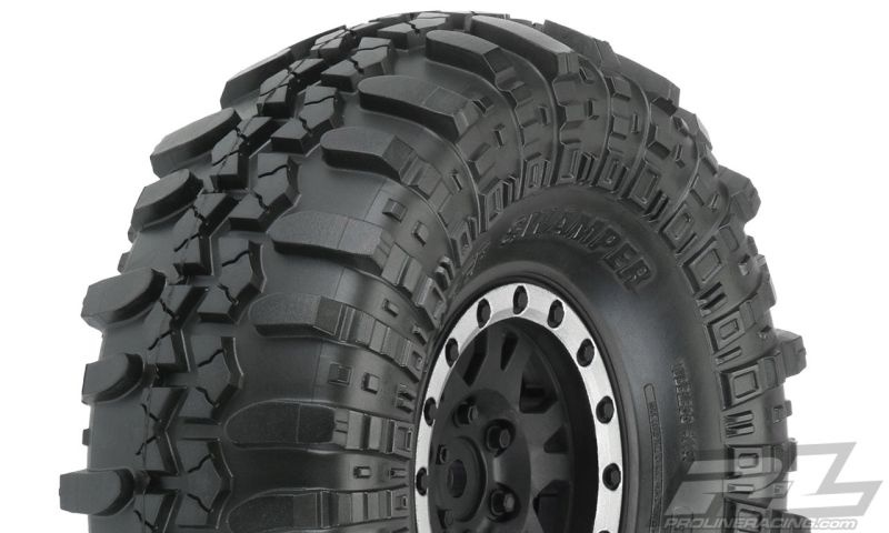 Pro-Line Interco TSL SX Super Swamper XL Rock Terrain G8 1,9Zoll auf FaultLine Bead-Loc Felge schwarz/silber 1197-13