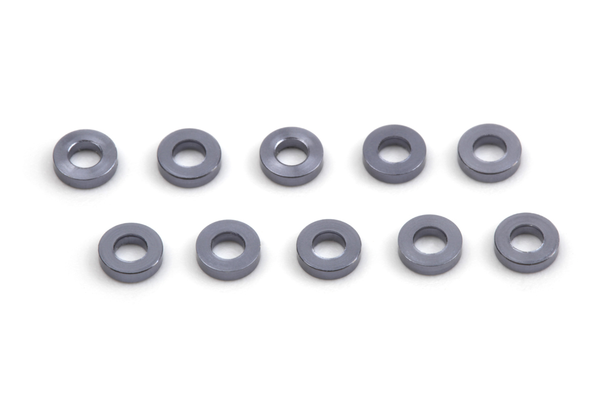 Maverick Aluminum Shim 4x1.4x1mm (Gunmetal/10St.) 150835