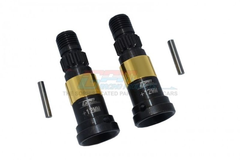 GPM CVD Joint gehärtet v/h (+12mm) GPM Traxxas X-MAXX TXM8+12MM/JTBK